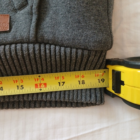 Buffalo David Bitton Sherpa Lining Cotton Jacket Hoodie Mens Size M Gray - Picture 8 of 16